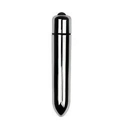 Вібропуля X-Basic Bullet Long 10 швидкостей срібна