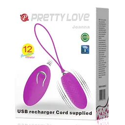 Віброяйце Pretty Love Joannna Vibrating Egg Purple - мініатюра 2