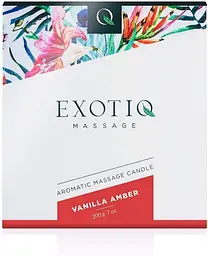 Масажна свічка Exotiq Massage Candle Vanilla 200g - мініатюра 4