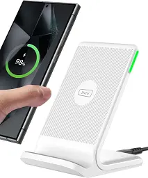 Швидка бездротова зарядка INIU 15W Qi для смартфонів iPhone та Samsung