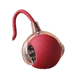 Іграшка для котів Me&Pet Інтерактивний м'яч з мотузкою червоний (NMP-47R)