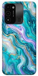 TPU чехол Demsky Mermaid marble для TECNO Spark 8C