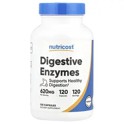 Травні ферменти Nutricost Digestive Enzymes 620 мг 120 капсул