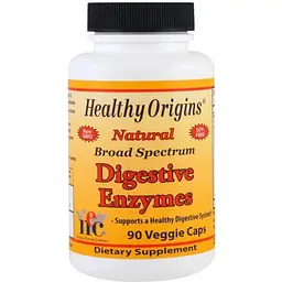 Ензими широкого спектра дії для покращення травлення Healthy Origins 90 вегетаріанських капсул - мініатюра 4