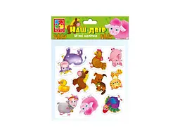 Набір для творчості VLADI TOYS м 'які наліпки Наш двір VT4210-11 (укр.)