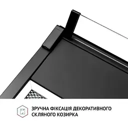 Витяжка пласка Perfelli PL 5144 BL LED - мініатюра 2
