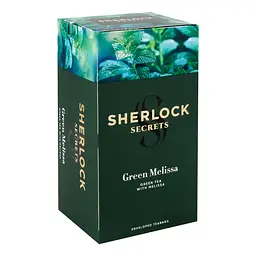 Чай зелений Sherlock Secrets Green Melissa 39.6 г  (22 шт x 1.8 г) - мініатюра 2