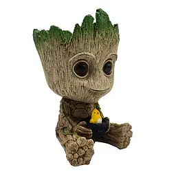 Горщик для вазонів та канцелярії Грут Groot G9 Малюк з пташеням - мініатюра 2