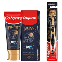 Набір Colgate Harry Potter: дитяча зубна паста 50 мл + зубна щітка для дітей 6+ років ультра м'яка 1 шт.