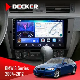 Штатна магнітола BMW 3 Series (E90, E91, E92, E93) 2004-2012 Decker D9-006 4x64, 4G Decker (НФ-00003495)