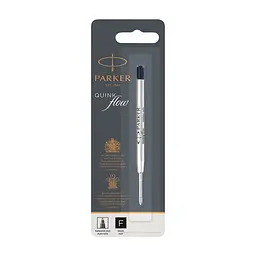 Стержень шариковый Parker QuinkFlow черний F блистер (10 231BK)