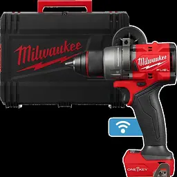 Дриль-шуруповерт акумуляторний безщітковий ударний MILWAUKEE, M18 ONEPD3-0X, 158Нм (каркас, HDкейс)