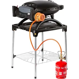 Портативний газовий гриль O-Grill 500 переносний, чорний + шланг у подарунок! - мініатюра 7
