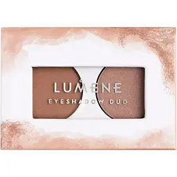 Подвійні тіні для повік Lumene Bright Eyes Eyeshadow Duo, відтінок Earthy Nudes, 3.2 г - мініатюра 2
