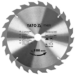 Диск пиляльний победітовий по дереву YATO 300х30x3.2x2.2 мм (YT-6075)