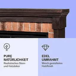 Електричний камін Klarstein Beerenberg 1800 Вт (10038398) - мініатюра 2