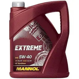 Олива моторна Mannol Extreme 5W40 SN/CF 5 л (22713)