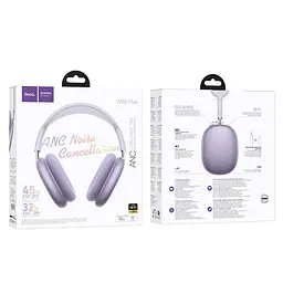 Накладні бездротові навушники Hoco W65 Plus Happy ANC Purple - мініатюра 3