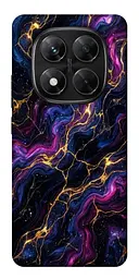 TPU чехол Demsky Purple space marble для Xiaomi Redmi Note 14 Pro 5G