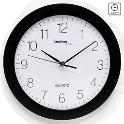 Годинник настінний Technoline WT7000 Black (WT7000 schwarz), Чорний - мініатюра 3