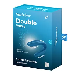 Вібратор для пар Satisfyer Double Whale з двома моторчиками - мініатюра 6