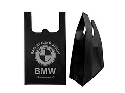Еко сумка-майка ECOBAG без замка 300 x 540 x 130 (Автомат) з друком (BMW флекс 40гр/