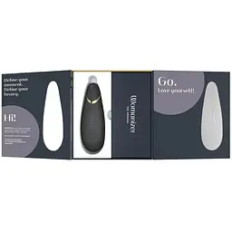 Вакуумний кліторальний стимулятор Womanizer Premium 2 Black - мініатюра 7