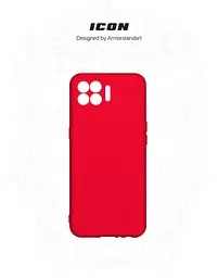 Чехол ArmorStandart ICON для OPPO Reno 4 Lite/A93 Camera cover Red (ARM58462) - мініатюра 2