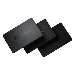 Криптогаманець Tangem Wallet 2.0 набір з 3 карток Black (TG128X3-B) - мініатюра 2