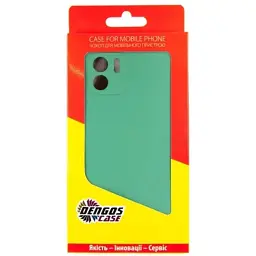 Чохол до мобільного телефона Dengos Xiaomi Redmi A2 Case + Glass (Mint) - мініатюра 3