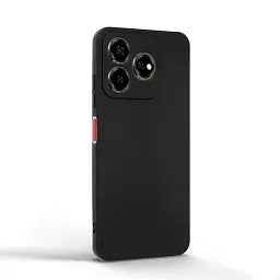 Силіконовий чохол BeCover для Nubia V60 Black (712773) - мініатюра 3