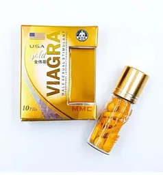 Натуральний препарат Gold Viagra для потенції, упаковка 10 шт Афродита VIGRA_уп 100396 - мініатюра 2