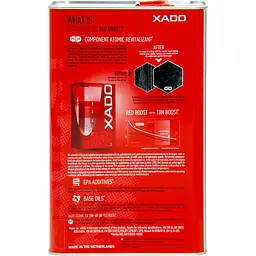 Моторна олива XADO 5W-40 SN Red Boost синтетична 4 л - мініатюра 3