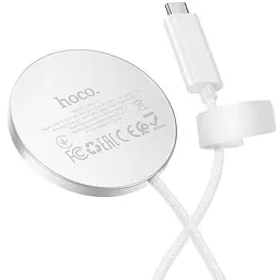 БЗП Hoco CW63 Pro Fast Qi2 magnetic 25W White - мініатюра 4