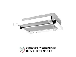 Витяжка Perfelli TL 6622 WH 1000 LED - мініатюра 4