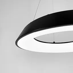 LED світильник круглий підвісний у чорному корпусі Line.F 1015-500 P BK - мініатюра 2