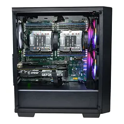 Двопроцесорна робоча станція Power Up #635 Intel Xeon Platinum 8270 x2/128 GB/SSD 2TB/GeForce RTX 5070Ti 16 Gb - мініатюра 2