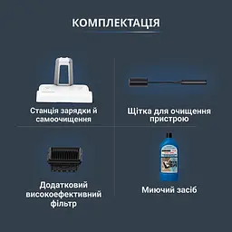 Пилосос Rowenta безпровідний миючий X-Clean 12 білий (GZ7257E0) - мініатюра 3