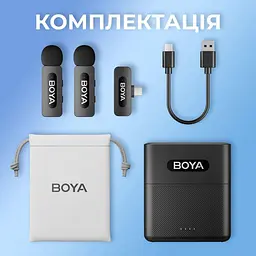 Мікрофон Boya BY-V30 Type-C Black (BY-V30) - мініатюра 15