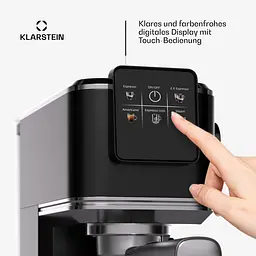 Кавоварка Klarstein SteelPresso Slim Touch (10046330) - мініатюра 3