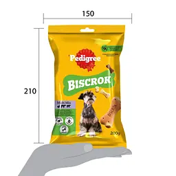 Ласощі для собак Pedigree Biscrok Multi Mix зі смаком курки, яловичини та ягняти 200 г (9003579302545) - мініатюра 3