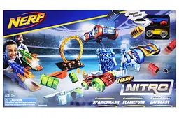 Ігровий набір із бластером для запуску машинок NERF Nitro 7716