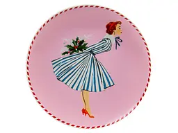 Набір з 2-х тарілок Lefard Miss Christmas 20.5 см (924-888) - мініатюра 2