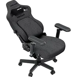 Крісло ігрове Anda Seat Kaiser 4 V2 Size XL Dark Gray Fabric (AD12YDDC-XLL-20-GB-CF-03) - мініатюра 7