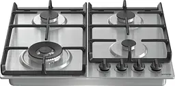 Варильна поверхня газова Gorenje 60 см чугун конфорка Wok нержавіюча сталь - мініатюра 3