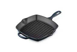 Сковорода-гриль Le Creuset Signature Cast Iron Square Grillit 26 см синя 20183261290422 - мініатюра 4