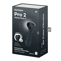 Вакуумний кліторальний стимулятор Satisfyer Pro 2 Generation 3 Connect App Dark Grey Satisfyer IG051857; SO8404 95393 - мініатюра 3