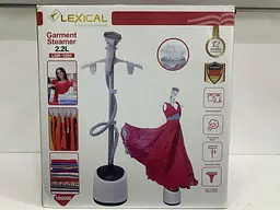 Відпарювач для одягу Lexical LGR-1201 вертикальний з вішалкою парова праска стаціонарна 2,2л 18000W - мініатюра 2