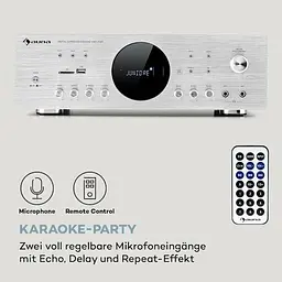 Підсилювач цифровий Auna AMP-218 BT Digital Surround Amplifier (10036138) - мініатюра 3