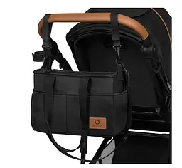 Універсальна коляска 2 в 1 Lionelo Mari Tour Black Onyx, чорна (LO-MARI TOUR 2IN1 BLACK ONYX) - мініатюра 6